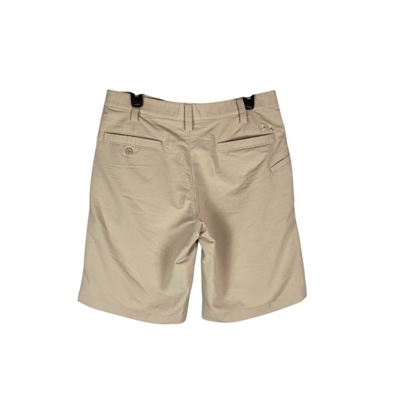 Under Armour Stretch Performance Golf Shorts Men’s 32 Khaki Nylon Blend - Picture 4 of 6